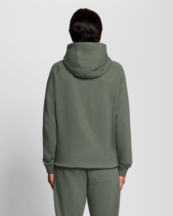 Baumwoll-Melange Raglan Hoodie - Image 4