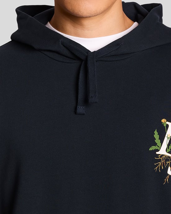 Botanischer Grafik Baumwoll-Hoodie - Image 3