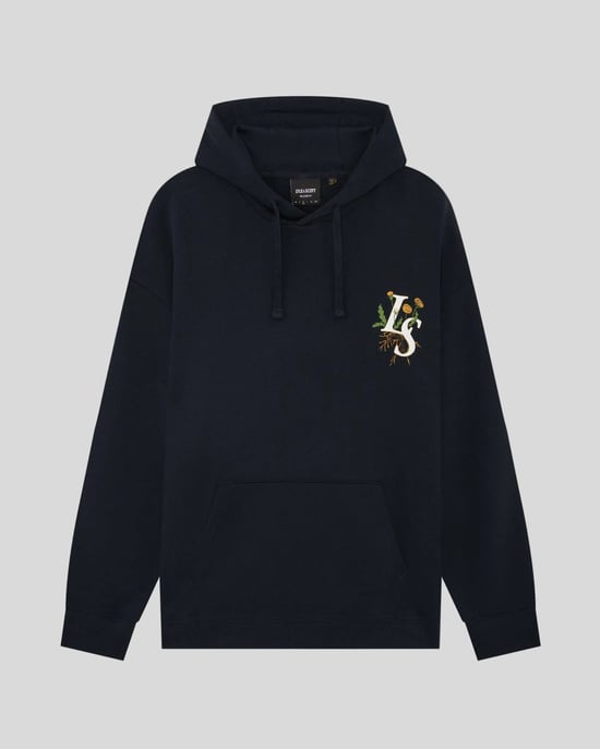 Botanischer Grafik Baumwoll-Hoodie - Image 5