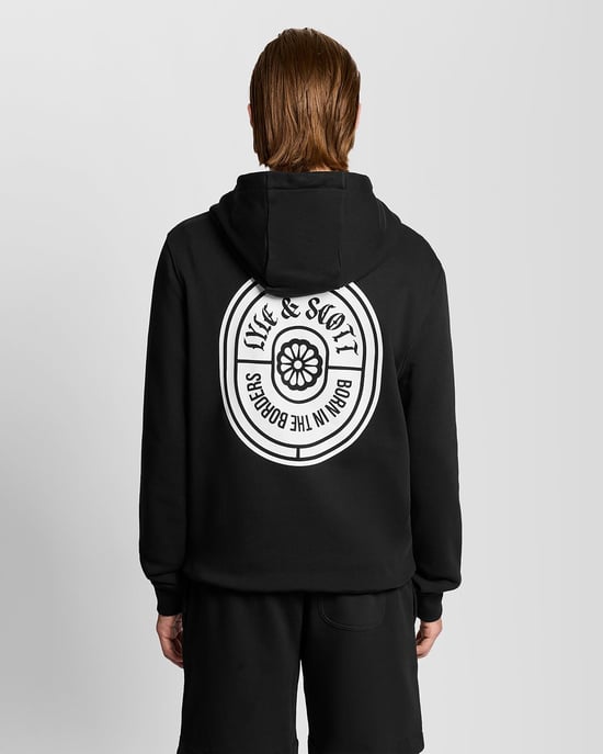 Grafisches Badge Baumwoll-Hoodie - Image 1