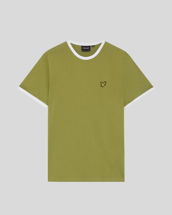 Ringer Baumwoll Rundhals-T-Shirt - Image 5