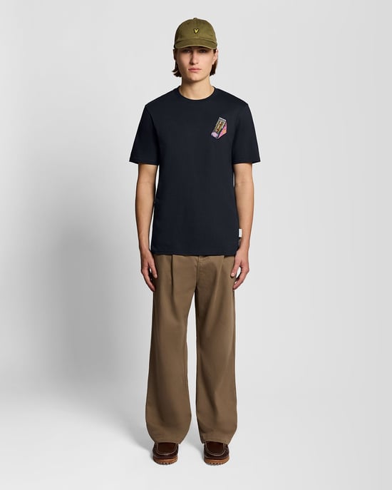 Besticktes Grafik T-Shirt mit Rundhalsausschnitt - Image 2