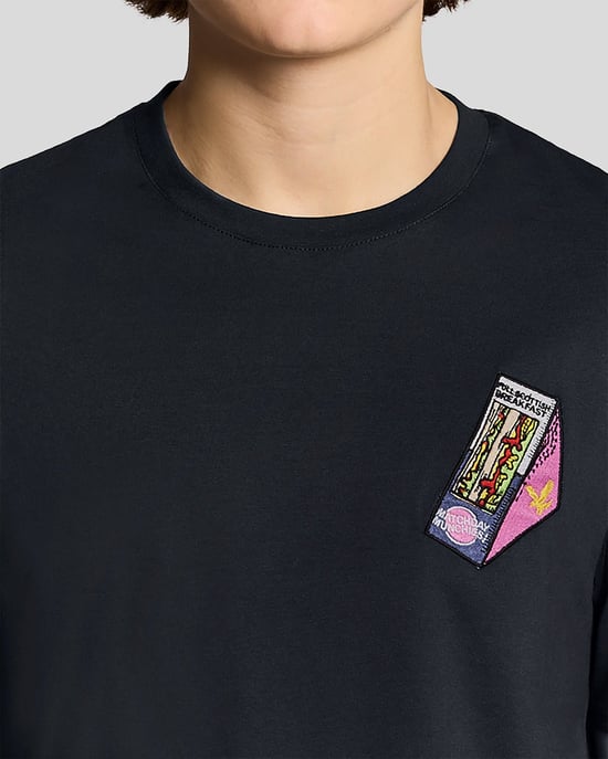 Besticktes Grafik T-Shirt mit Rundhalsausschnitt - Image 3