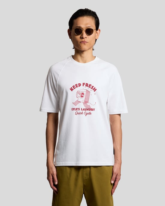 Brustgrafik T-Shirt - Image 1