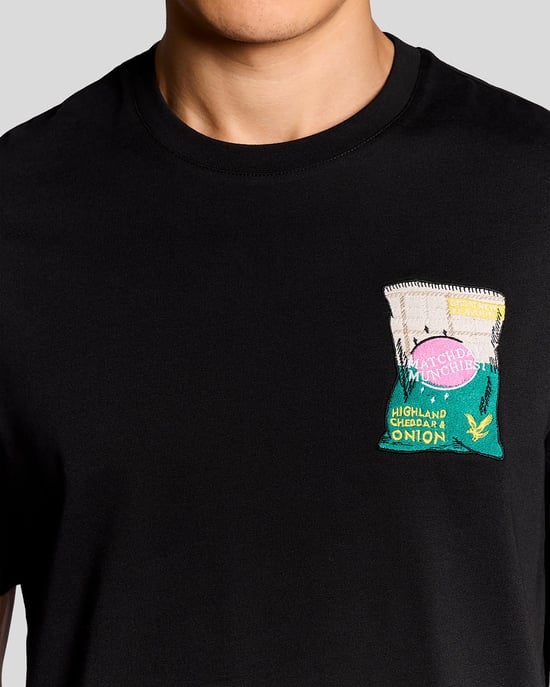 Besticktes Grafik T-Shirt mit Rundhalsausschnitt - Image 3