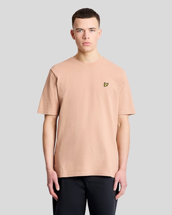 Texturiertes Jacquard-T-Shirt - Image 1