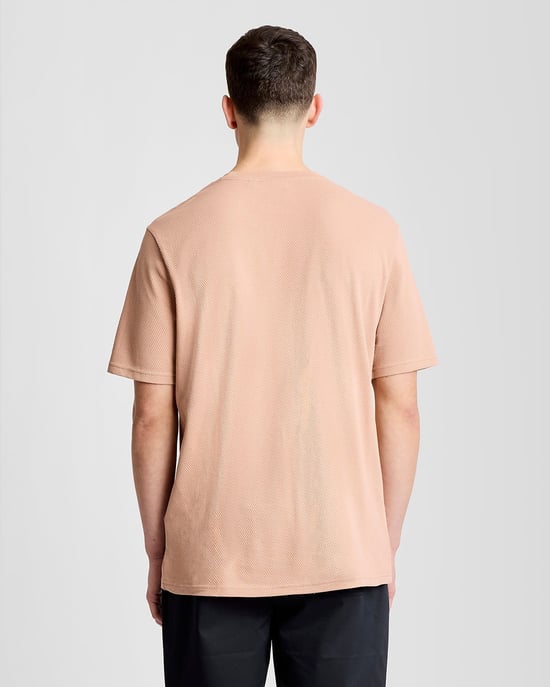 Texturiertes Jacquard-T-Shirt - Image 4