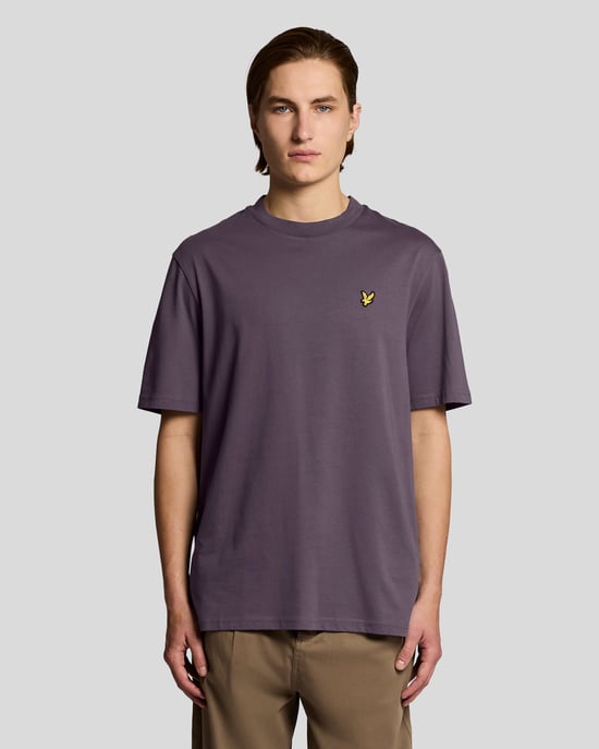 Übergroßes Baumwoll-Crewneck-T-Shirt - Image 1