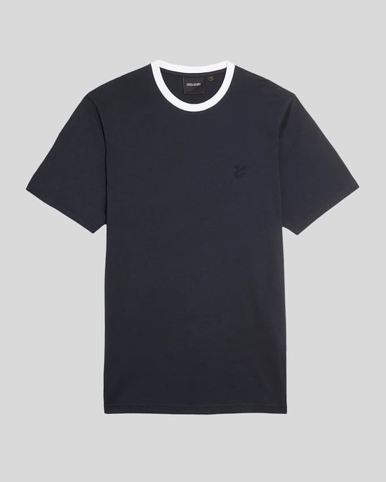 Superfeine Baumwoll-Kontrast-T-Shirt - Image 5