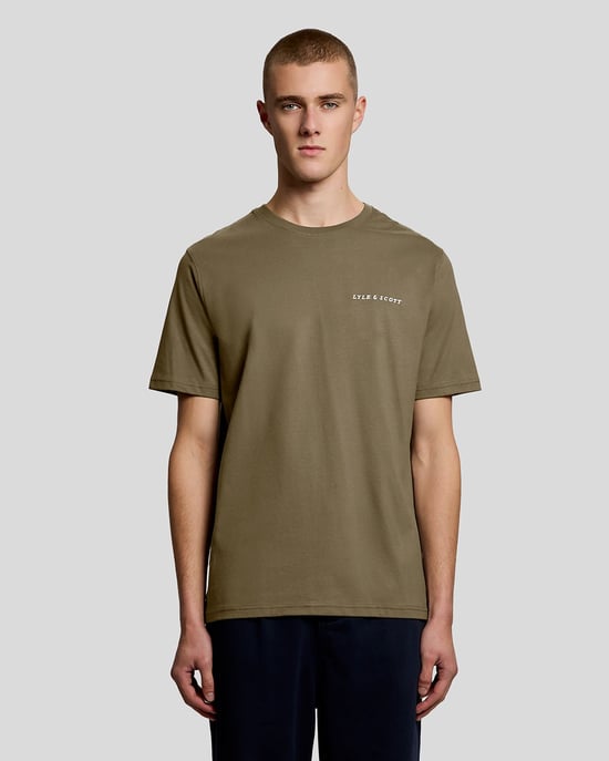 Script-Logo Baumwoll Rundhals-T-Shirt - Image 1