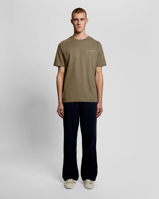 Script-Logo Baumwoll Rundhals-T-Shirt - Image 2
