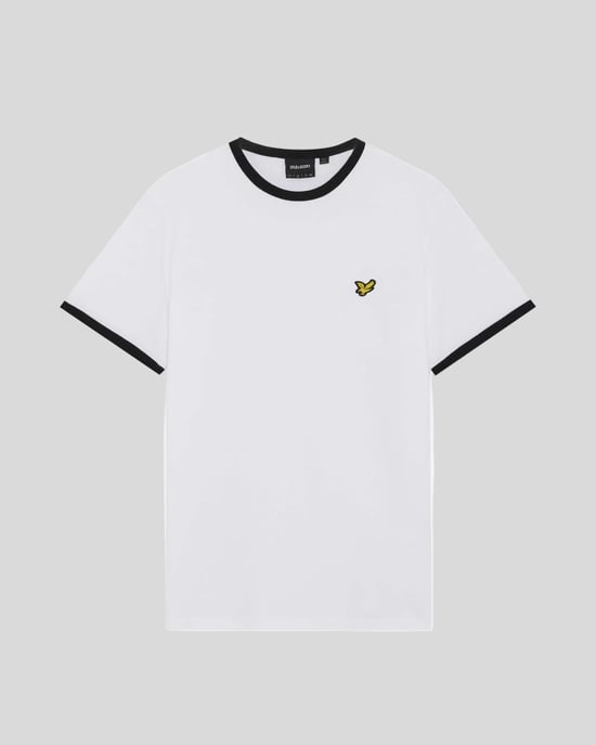 Ringer Baumwolle Rundhalsausschnitt T-Shirt - Image 4