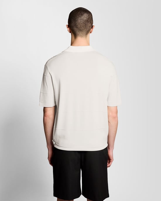 Offenes Kragen Feinstrick Poloshirt - Image 4