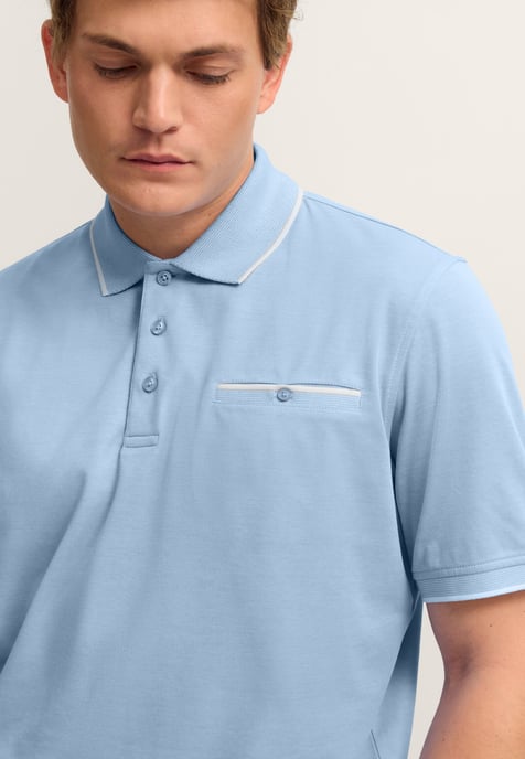 Bugatti Herren Poloshirt Modern Fit mit einer Brusttasche - Image 4
