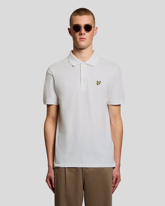 Strukturierter Jacquard-Polohemd - Image 1