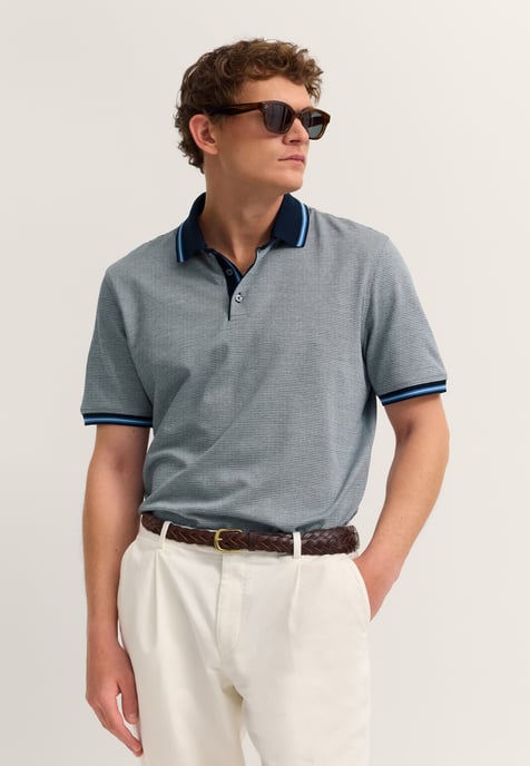 Bugatti Herren Poloshirt Modern Fit aus reiner Baumwolle - Image 1