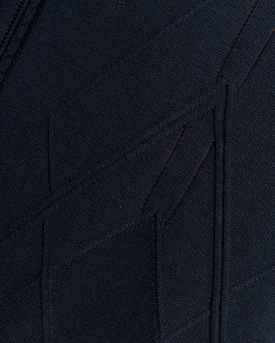 Offene Kragen Argyle Strick-Polohemd - Image 6