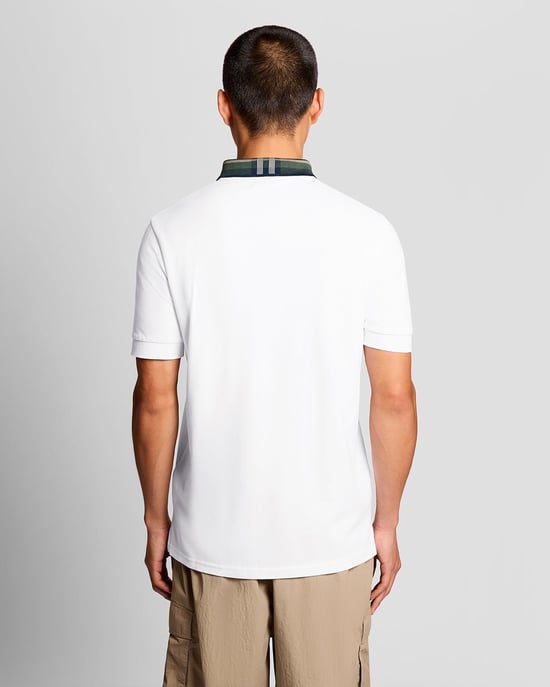 Tartan-Kragen Polo-Shirt - Image 4