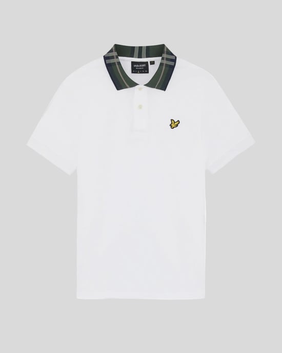 Tartan-Kragen Polo-Shirt - Image 5
