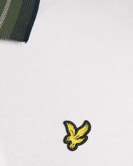 Tartan-Kragen Polo-Shirt - Image 6