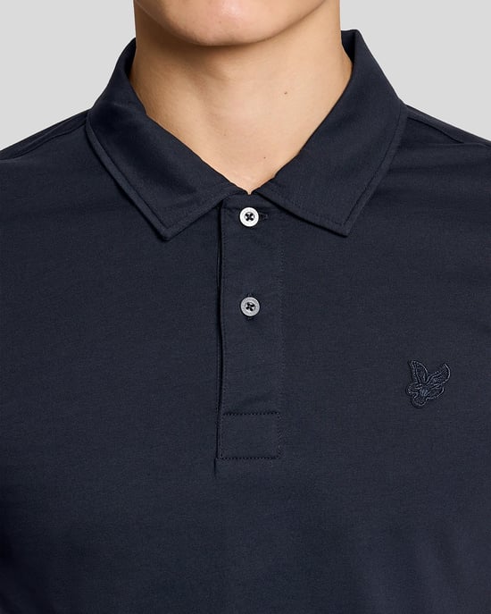 Pintuck-Bündchen-Poloshirt - Image 2