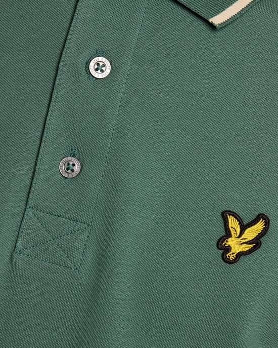Polo-Shirt mit Kontrastkragen - Image 6