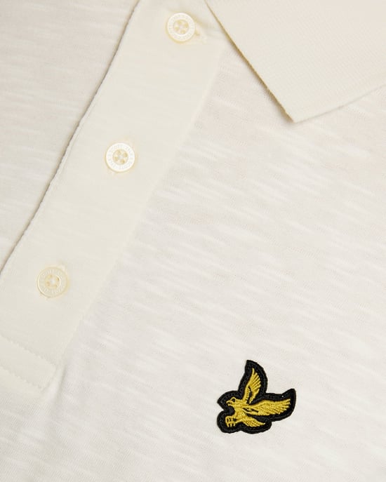 Feine Baumwoll-Slub Poloshirt - Image 6
