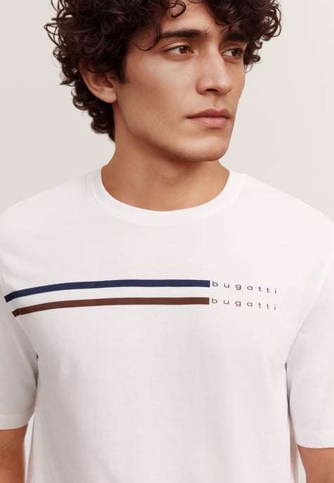 Bugatti Herren T-Shirt Modern Fit mit Print - Image 4