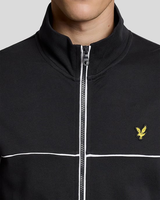 Gestreifter Vollzip-Tracktop - Image 3