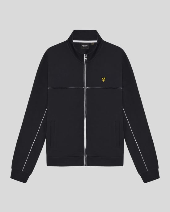 Gestreifter Vollzip-Tracktop - Image 5