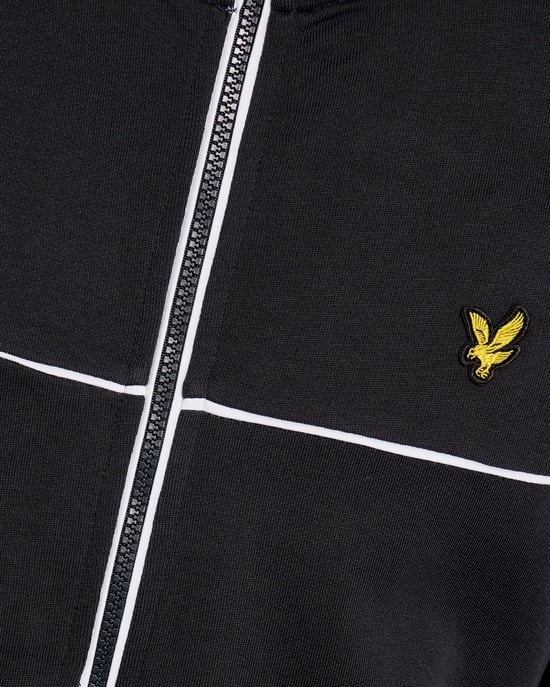 Gestreifter Vollzip-Tracktop - Image 6