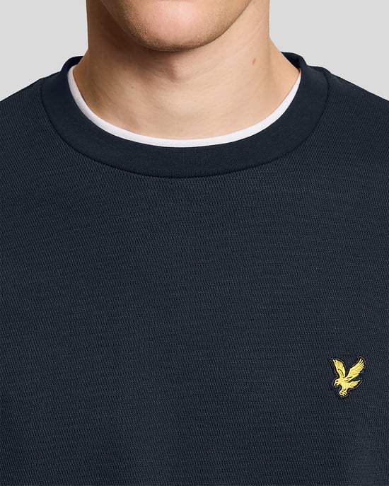 Hochwertiges Jacquard Rundhals Sweatshirt - Image 3