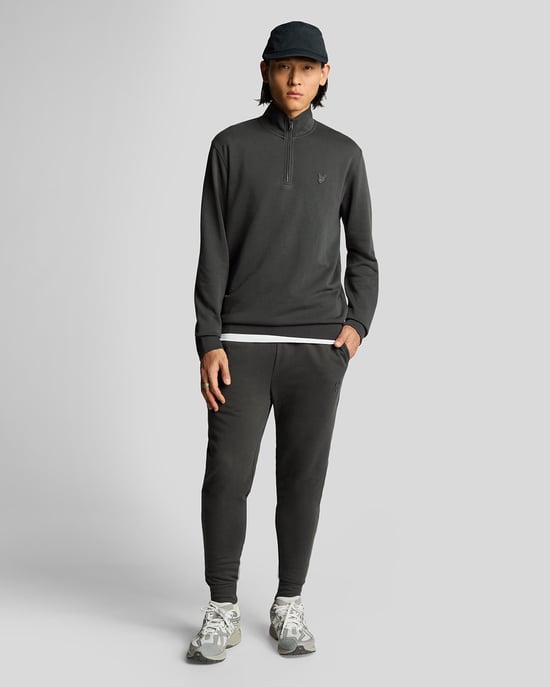 Superfeiner Baumwoll-Pullover mit 1/4-Reißverschluss - Image 2