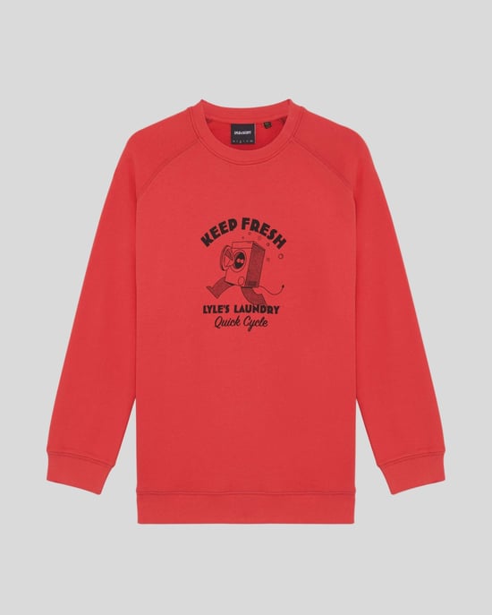 Brustdruck Grafik Sweatshirt - Image 5