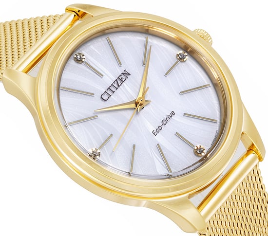 Citizen  Gold Damen Armbanduhr EM1222-87A - Image 3