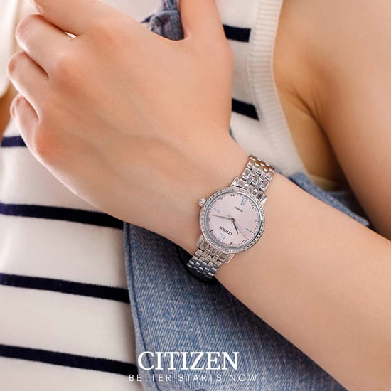 Citizen Silber Damen Armbanduhr EL3100-55W - Image 5