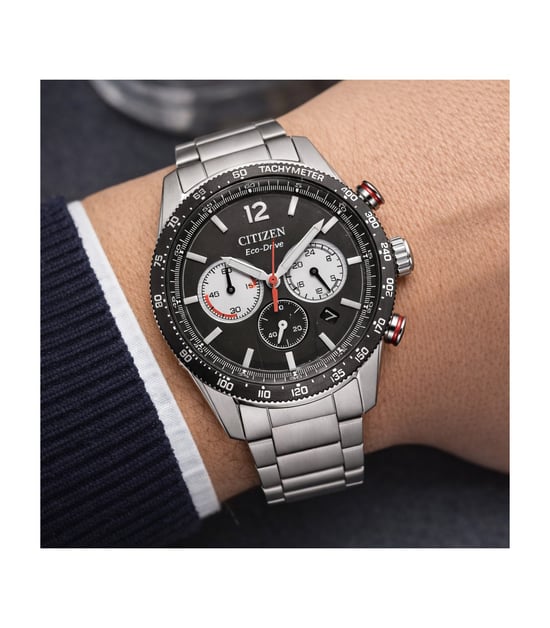 Citizen Silber Herren Armbanduhr CA4714-55E - Image 4