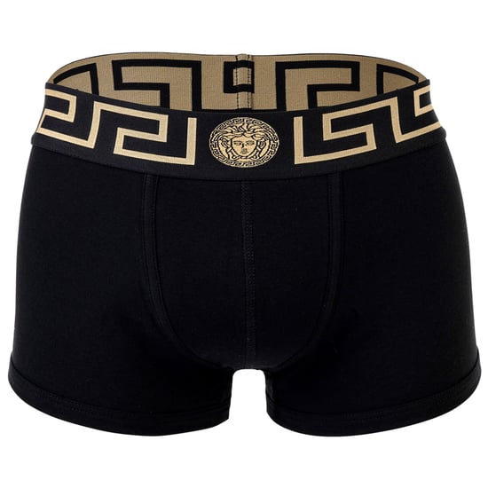 Versace Bi-Pack Trunk Jersey Topeka Bi-Stretch Cotton Organic New Logo Boxer Shorts - Image 2