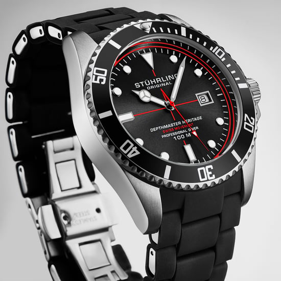 Stührling Datemaster Heritage 4087 pour homme 44 mm - Image 3