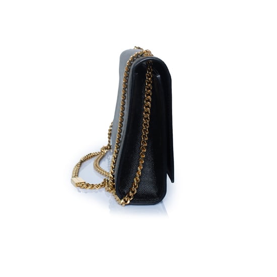 Saint Laurent, Schultertasche Medium Kate in Schwarz - Image 5