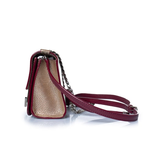 Jimmy Choo, Rebel Umhängetasche aus rosafarbenem Leder - Image 4