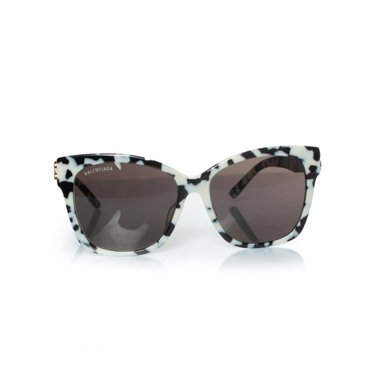 Balenciaga, Schwarz-weiße bedruckte Sonnenbrille - Image 1
