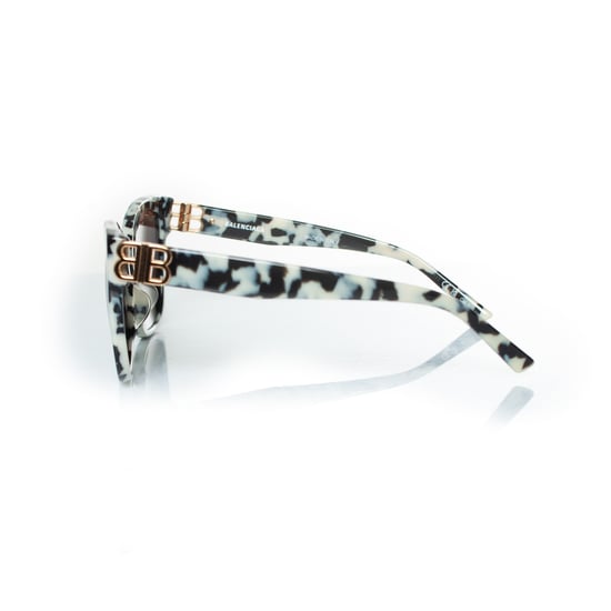 Balenciaga, Schwarz-weiße bedruckte Sonnenbrille - Image 3
