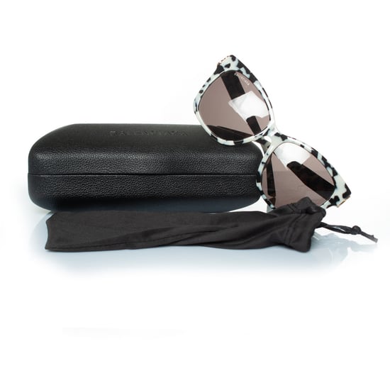 Balenciaga, Schwarz-weiße bedruckte Sonnenbrille - Image 4