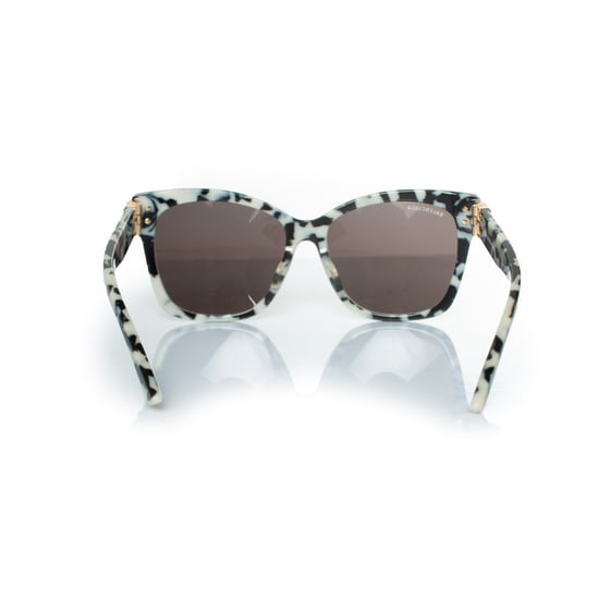 Balenciaga, Schwarz-weiße bedruckte Sonnenbrille - Image 5