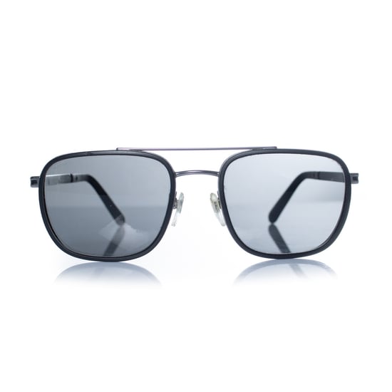 Bulgari Pre-owned metallische polarisierte Pilotenbrille - Schwarz - Image 1