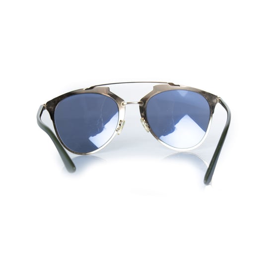 Dior, reflektierende Pilotenbrille in Gold - Image 6