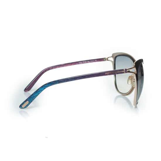 Tom Ford, Schmetterlingssonnenbrille Celia in Lila - Image 4