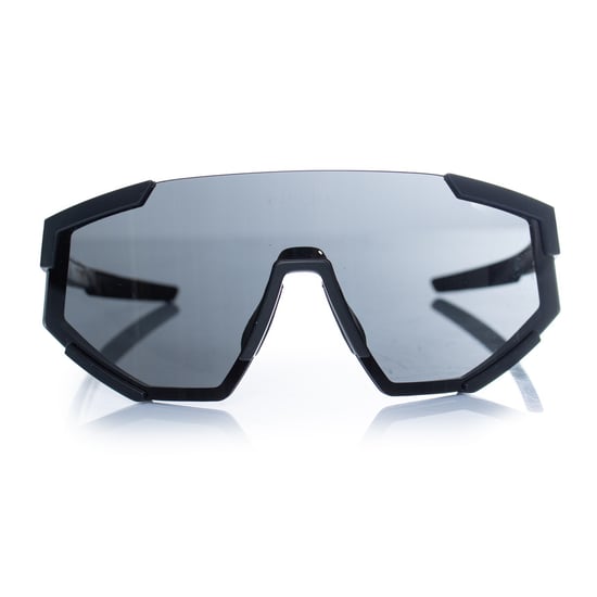 Prada, Schildbrille in Schwarz - Image 1