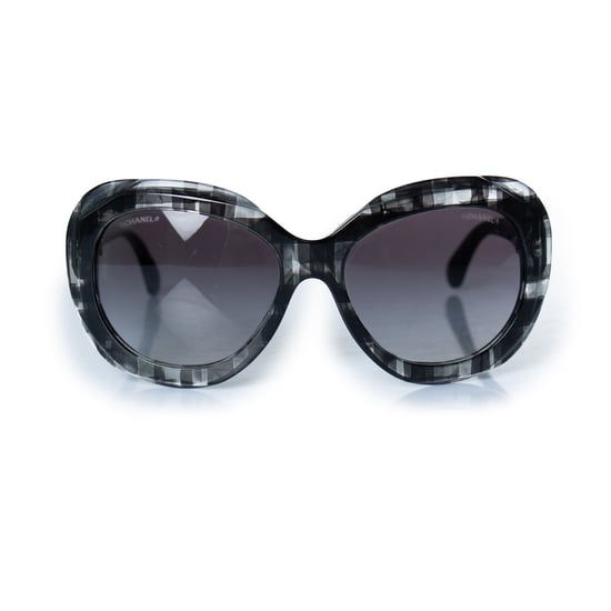 Chanel, graue oversized Sonnenbrille - Image 1